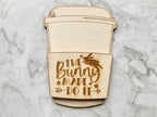 Personalised Easter Gift Card Holder - Coffee Shaped
