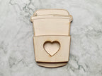 Personalised Easter Gift Card Holder - Coffee Shaped
