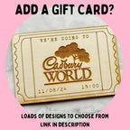 Personalised Easter Gift Card Holder - Coffee Shaped