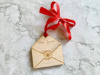 Personalised Letter to Santa Gift Card Holder Christmas Decoration