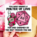 Philter of Love DnD Valentines Day or Anniversary Card