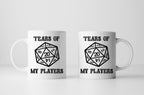 Tears of my Players Dungeon Master DnD D20 Mug