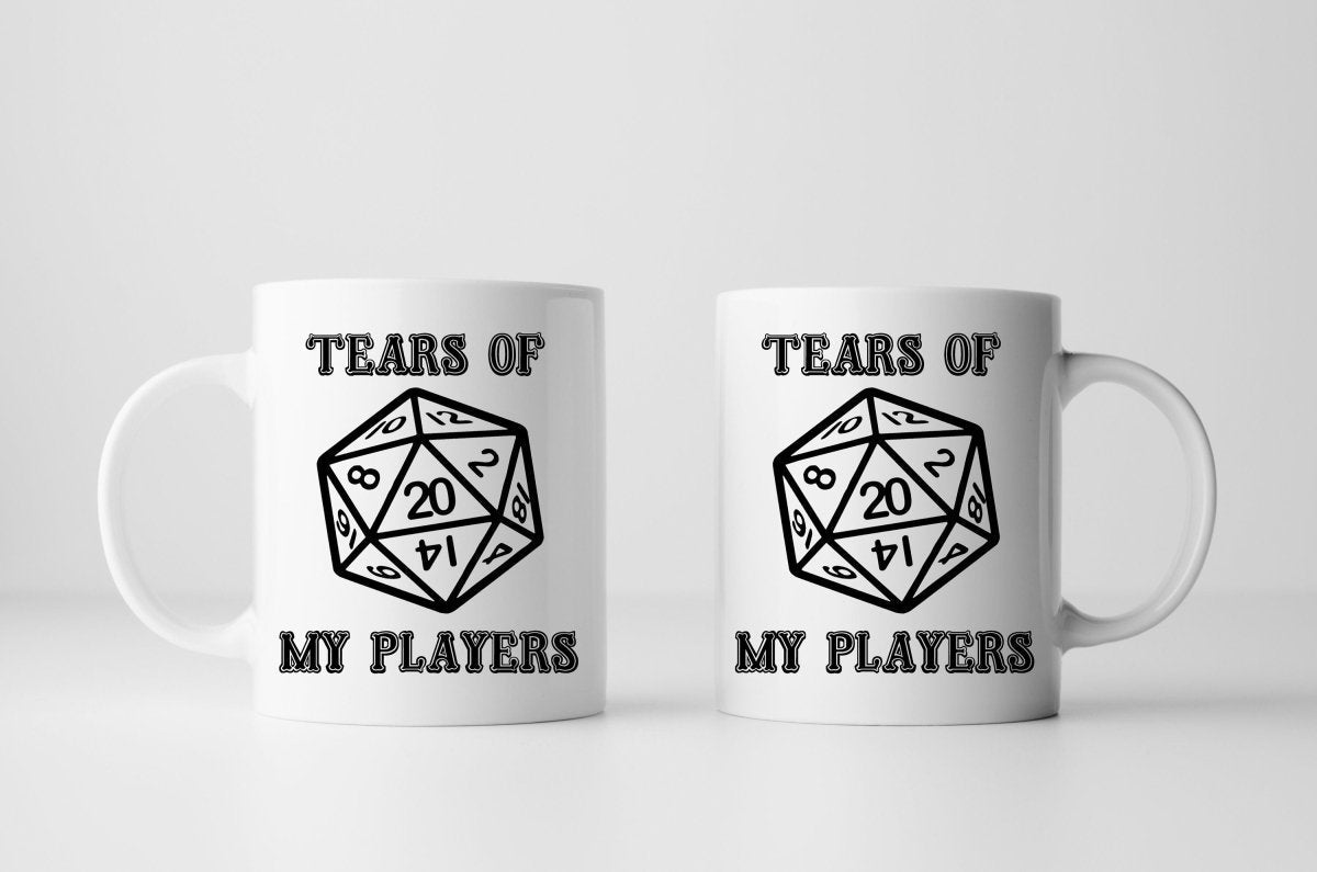 Tears of my Players Dungeon Master DnD D20 Mug