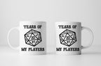 Tears of my Players Dungeon Master DnD D20 Mug