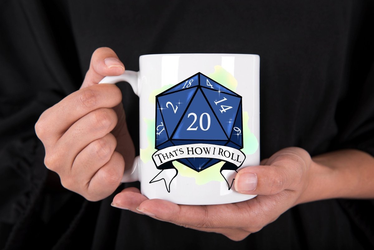 That's How I Roll DnD D20 Mug