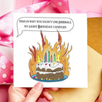 This is why you don't use Fireball to light Birthday Candles DnD Birthday Card