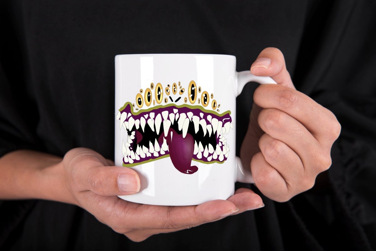 This Mug is a Definitely Not A Mimic DnD Mug