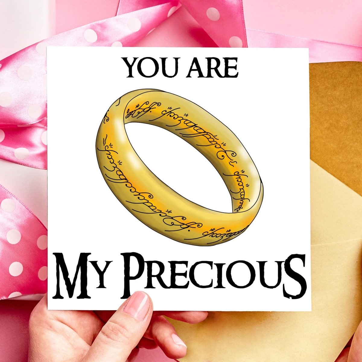 You Are My Precious! Funny Lord of the Rings Fantasy Valentines Card | Anniversary Card