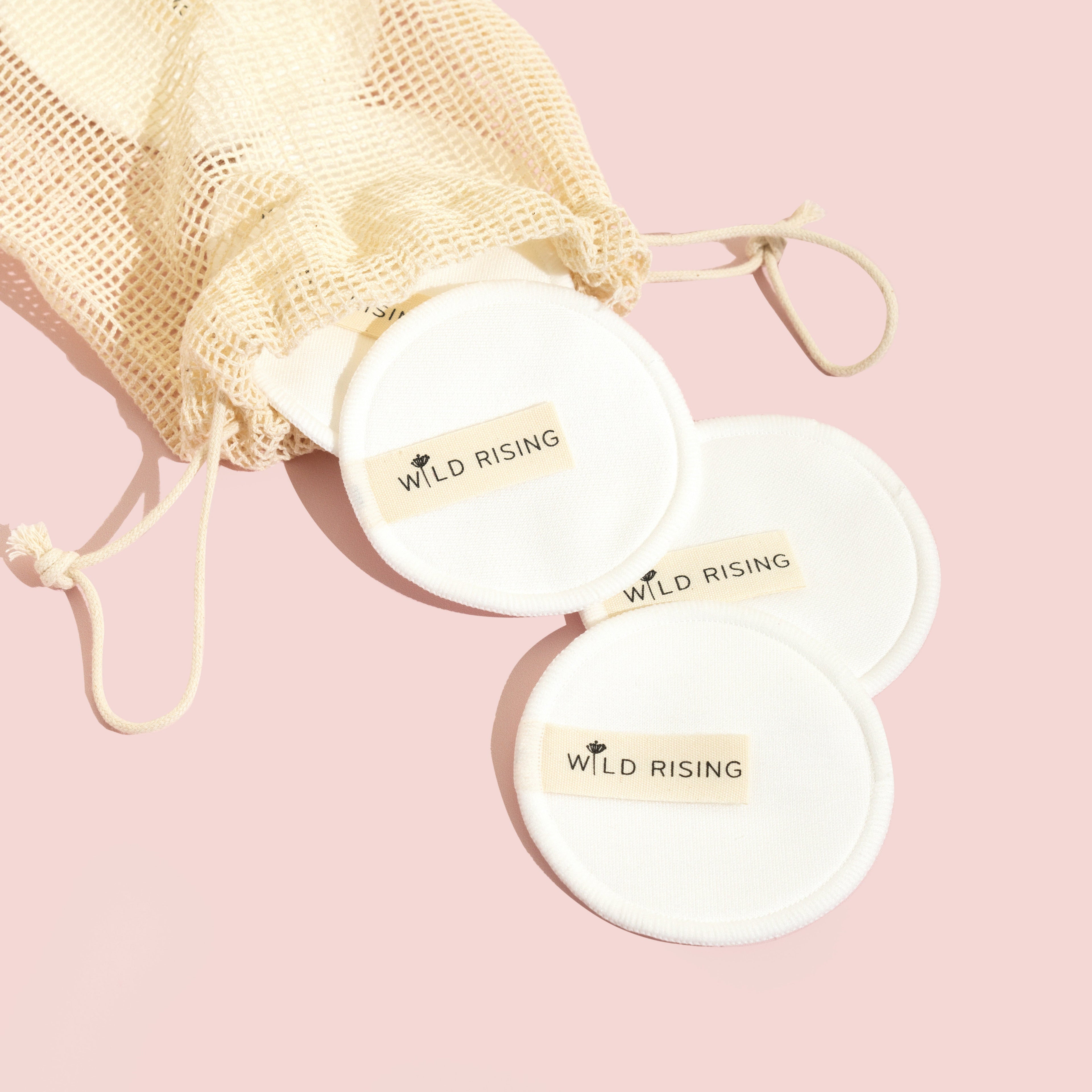 10 Organic Cotton Reusable Makeup Pads