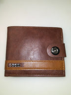 Two Tone Men's Wallet With Gift Box