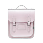Handmade Leather City Backpack - Rose Quartz