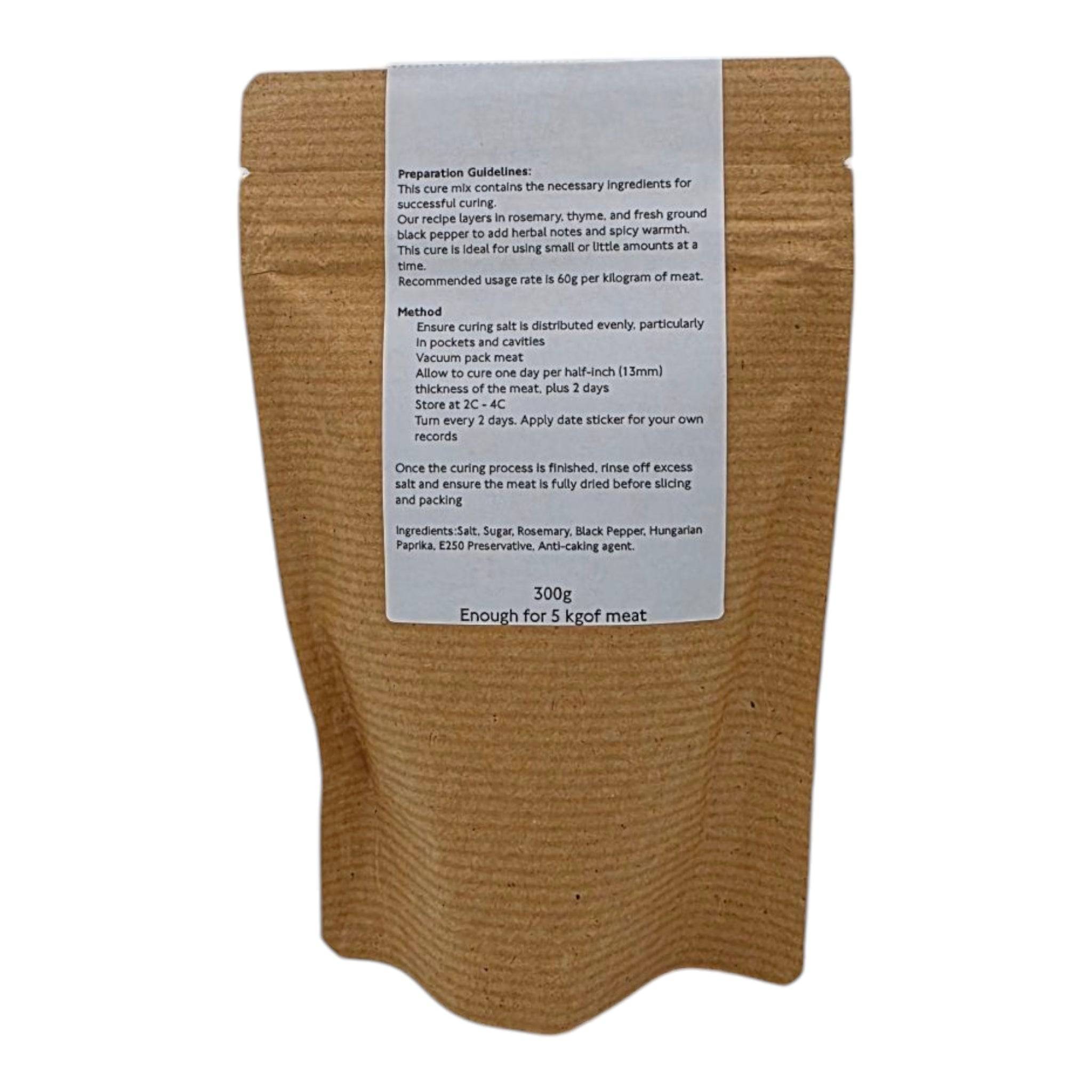 Bacon Curing Kit with Rosemary & Black Pepper