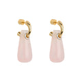 Rose Quartz Drop Earrings
