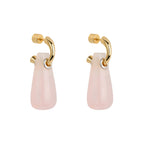 Rose Quartz Drop Earrings