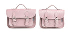 Handmade Leather Micro Satchel - Rose Quartz
