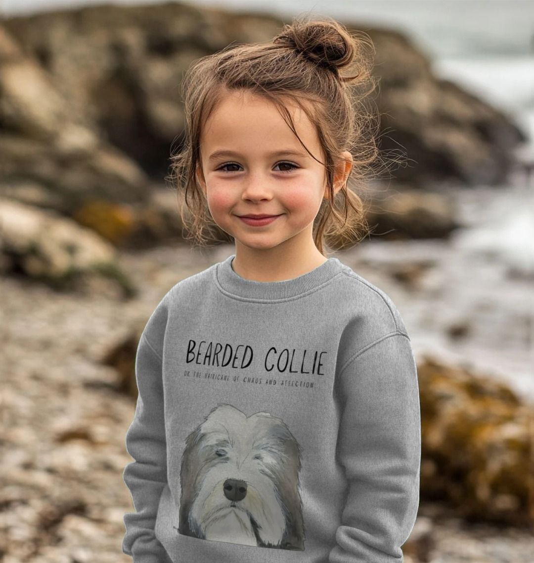 The Bearded Collie Sweatshirt: Cozy Chaos for Your Little Hairicane!