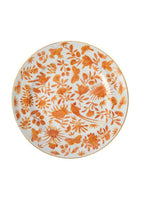 Sacred Bird and Butterfly Mottahedeh Archival Revival Dessert Plates  - Set of 4