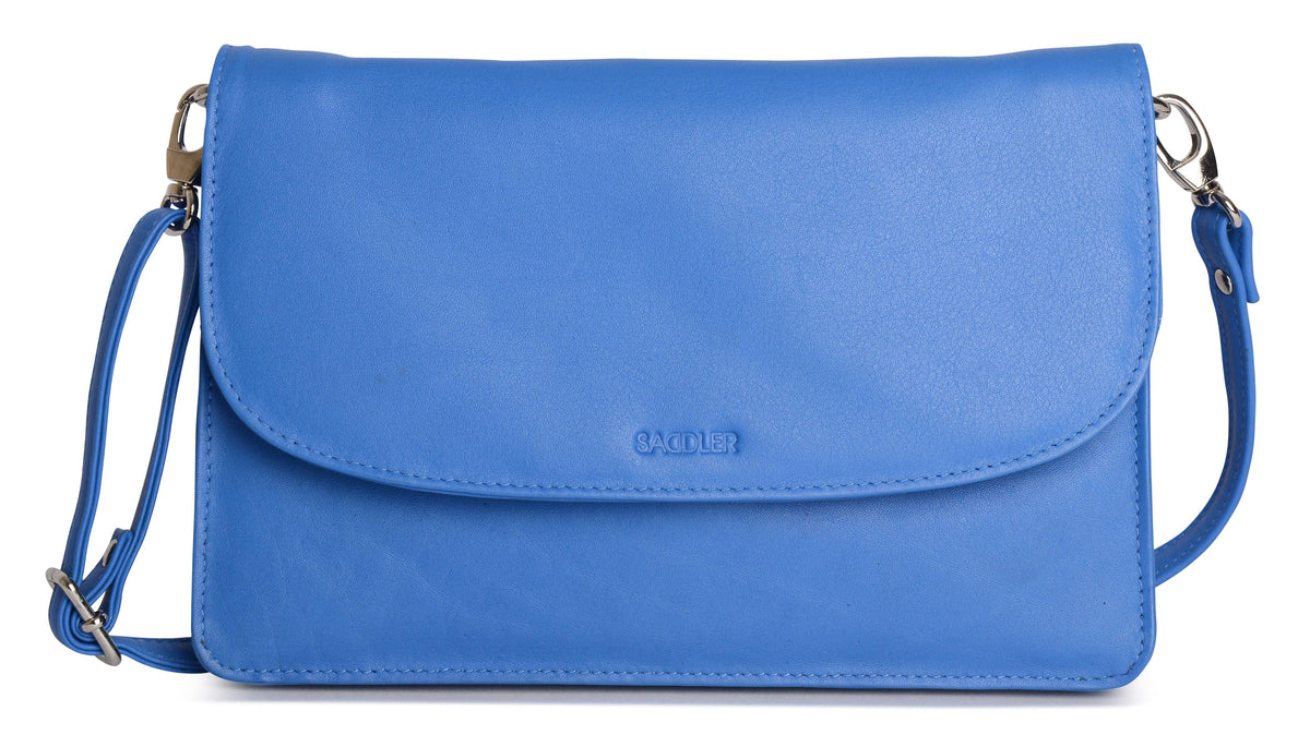 SADDLER Olivia 3-Section Leather Crossbody Bag & Clutch – Compact & Stylish - Gift Boxed