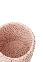 Savannah Rattan Bottle Holder - Pink