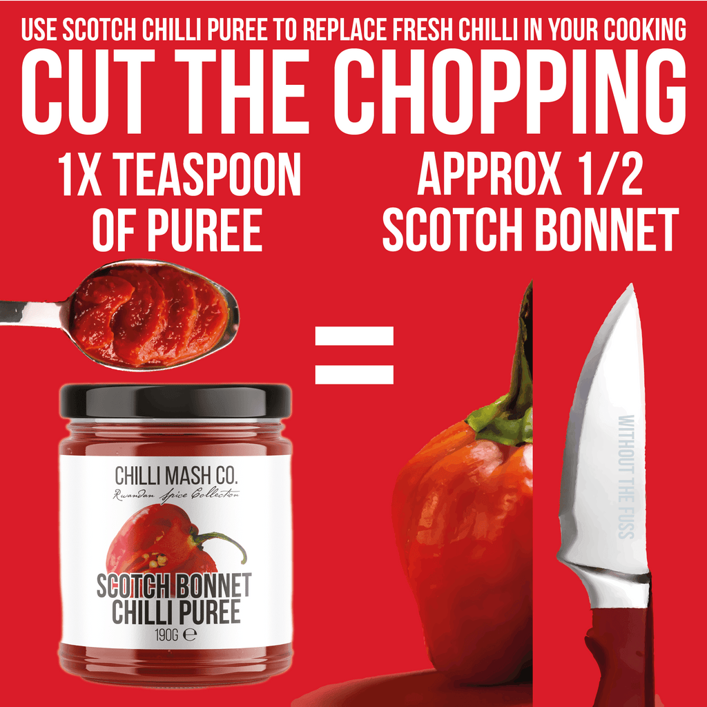 Scotch Bonnet Chilli Mash | 190g | Gusa by Chilli Mash Co.