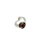 Sculpture Ring – Sterling Silver 925 with Agate, Jasper, or Tiger Eye