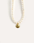 Sea Shell Pearl Necklace