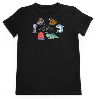 Kids Communication Fidget-T -Dinosaurs- Black