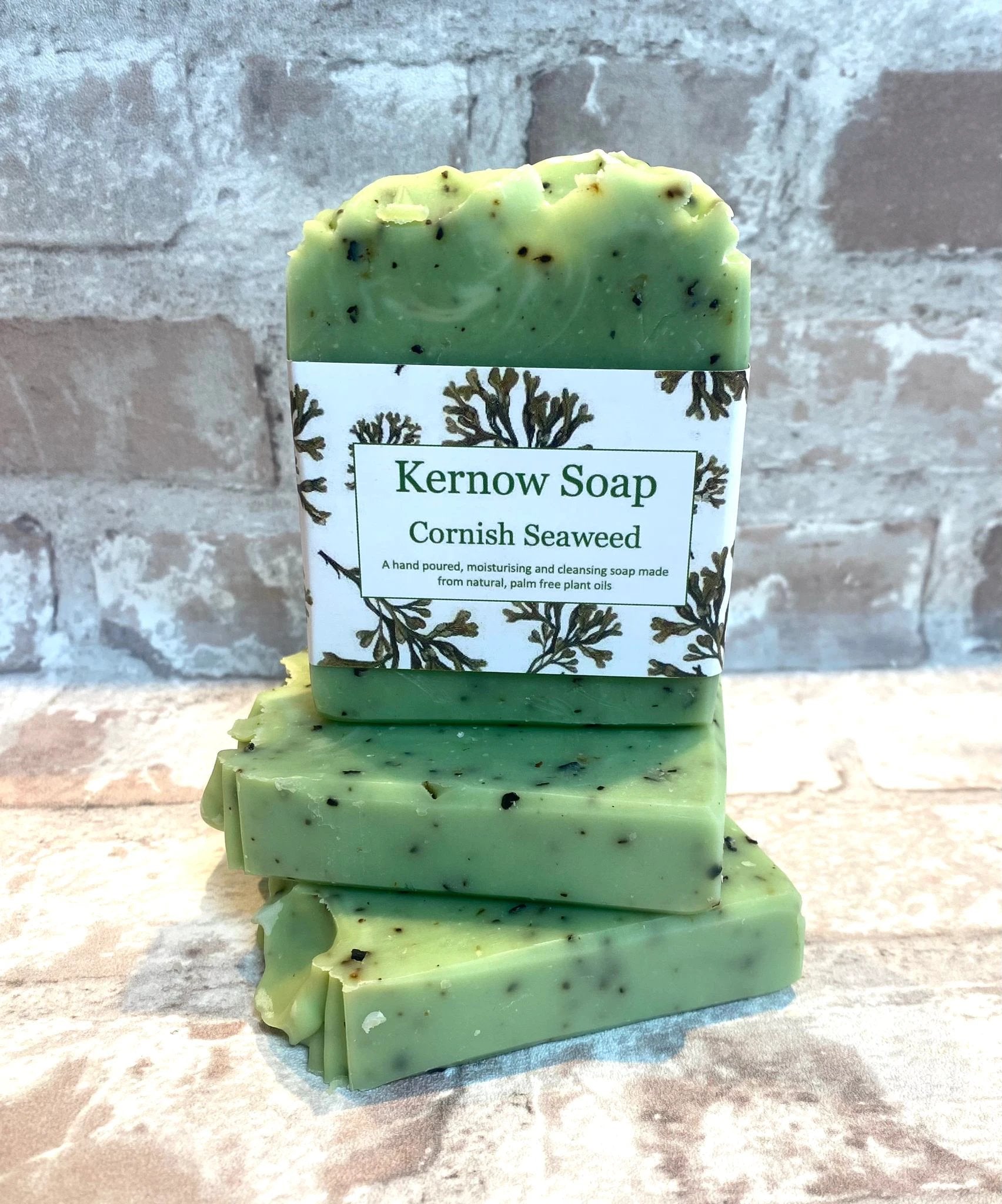 Seaweed Soap - Hydrating Cornish Bar with Bladderwrack by Kernow Soap (cornish-seaweed-soap)