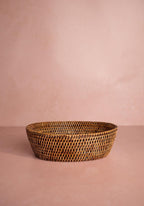 Mayfair Rattan Hold All Basket in Brown Colour