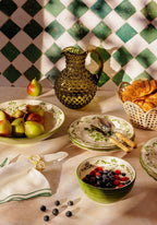 Cara Shell Side Plate, Green Set of 4