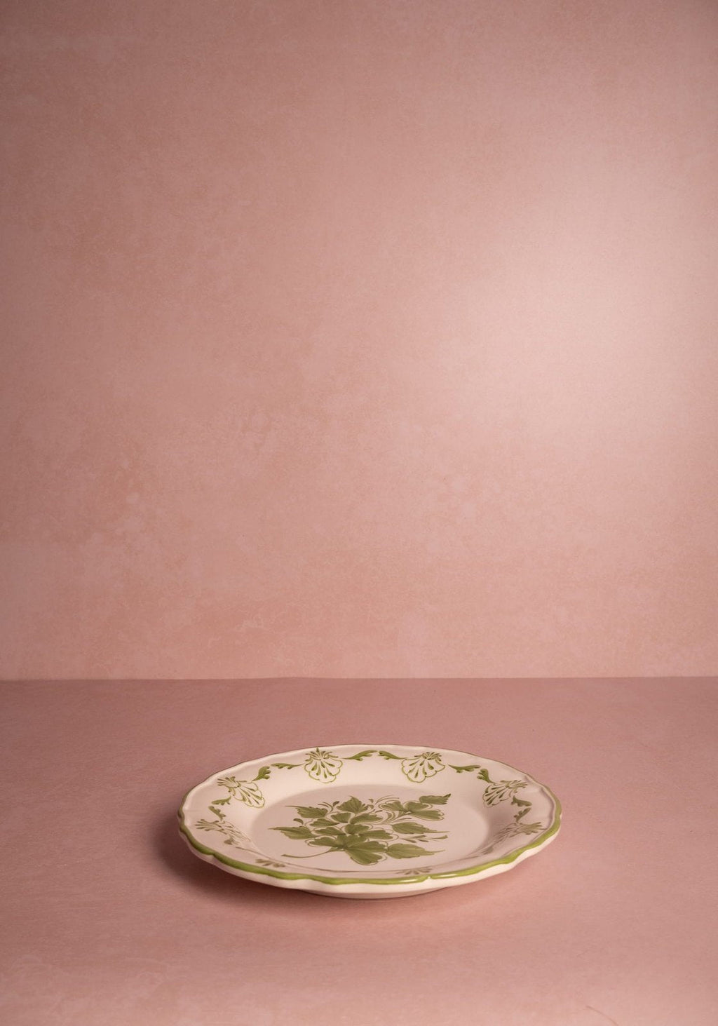 Cara Shell Side Plate, Green Set of 4