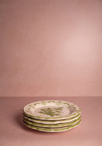 Cara Shell Side Plate, Green Set of 4