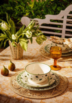 Cordelia Side Plate, Green Set of 4