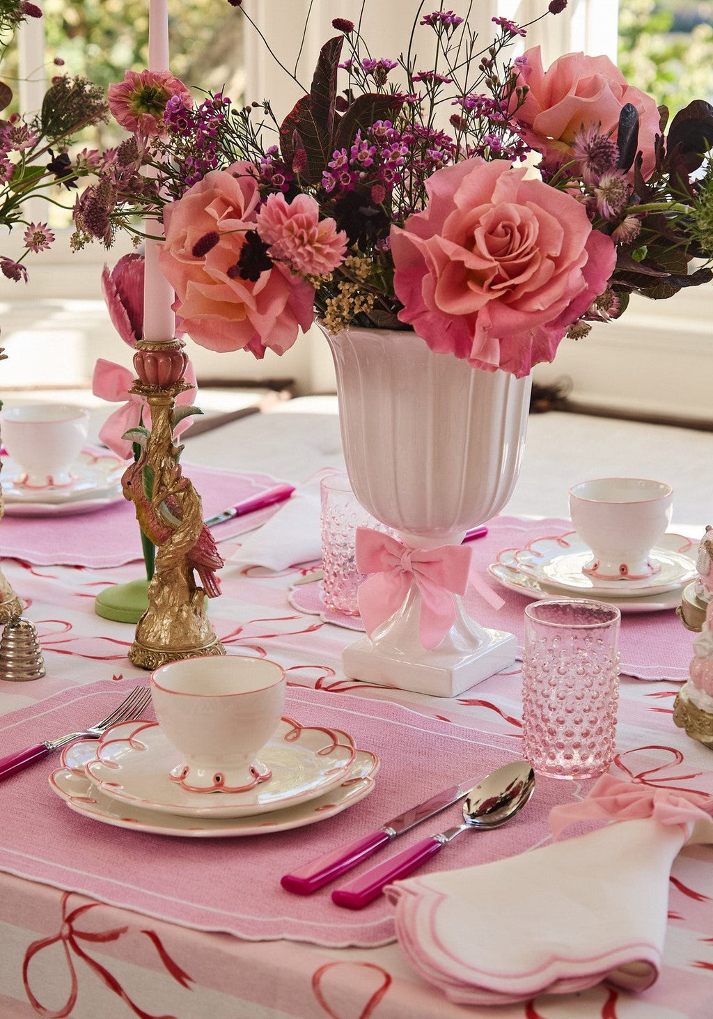 Pretty In Pink Scalloped Nibbles Bowl - Set of 4