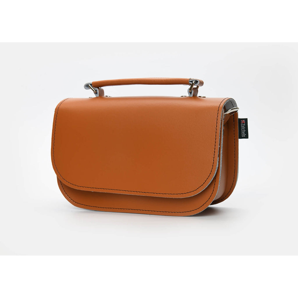Aura Handmade Leather Bag - Burnt Orange