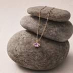 Siren’s Teardrop Amethyst Necklace - Gold or Silver