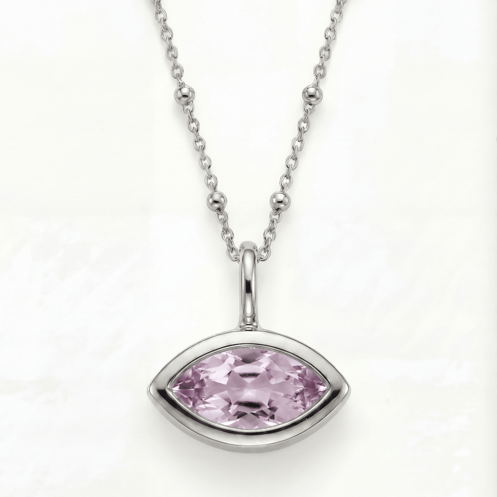 Siren’s Teardrop Amethyst Necklace - Gold or Silver