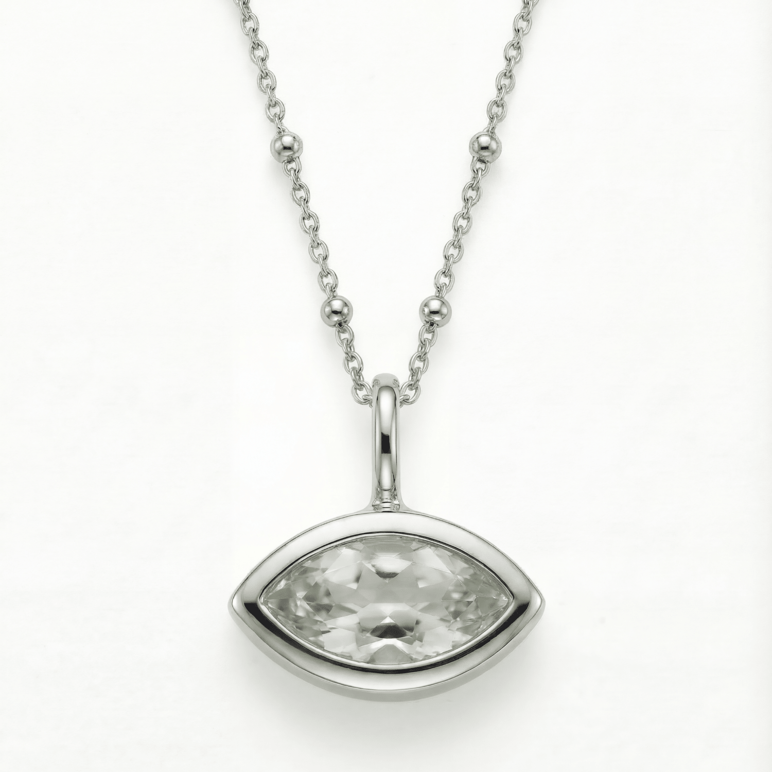 Siren’s Teardrop Green Quartz Necklace - Gold or Silver