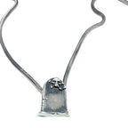 Skeleton Grave Snake Chain Necklace