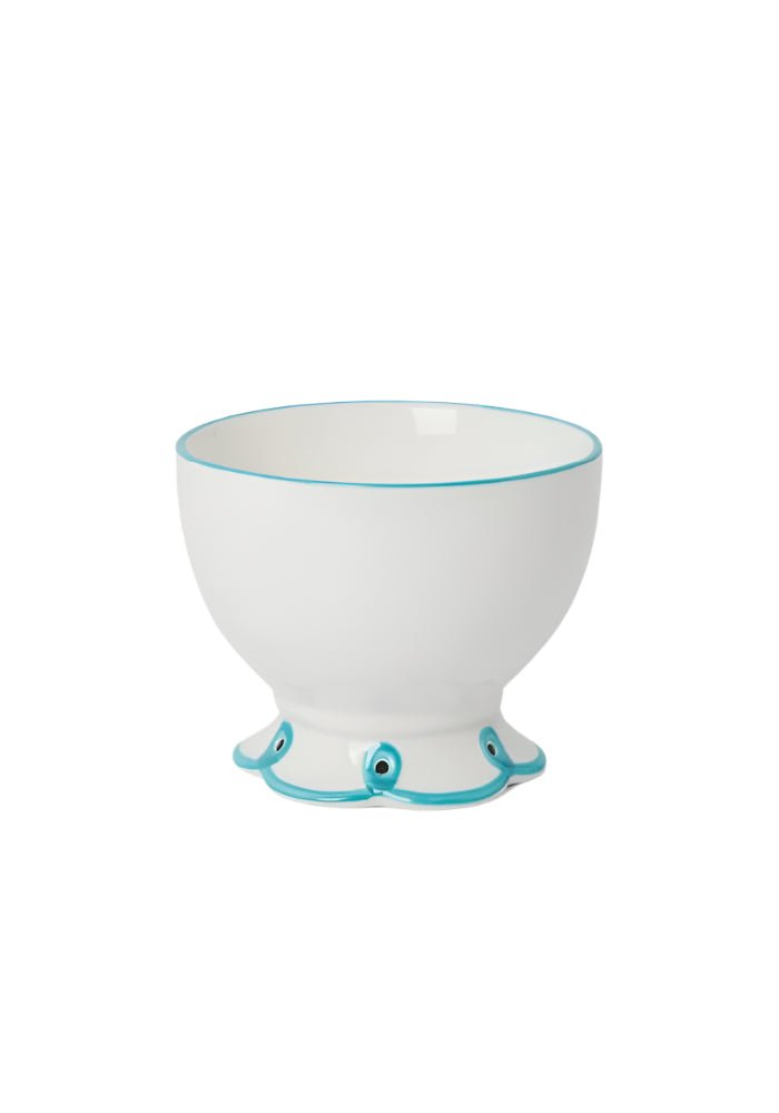 Sky Blue Scalloped Nibbles Bowl - Set of 4