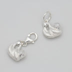 Sloth Silver Charm