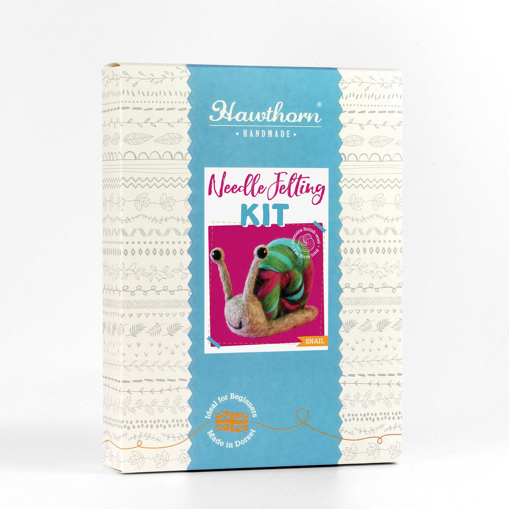 Snail Needle Felting Kit for Beginners