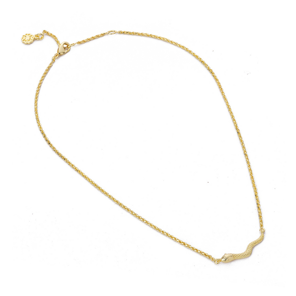 Medusa Reversible Gold Necklace