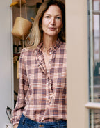 lina blouse | indigo spice