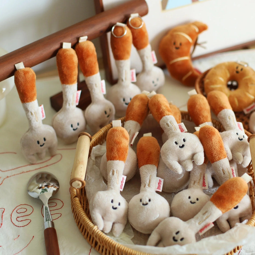 Daily White | Spoon And Fork Plush Charm