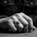 Square Ring for Men – Sterling Silver 925