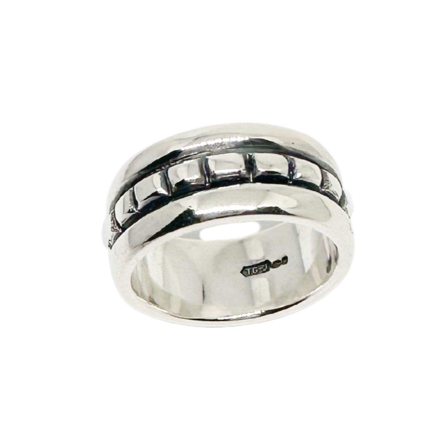 Square Ring for Men – Sterling Silver 925