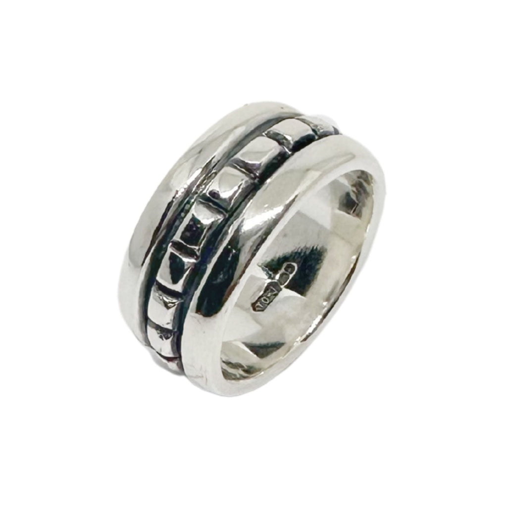 Square Ring for Men – Sterling Silver 925