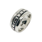 Square Ring for Men – Sterling Silver 925