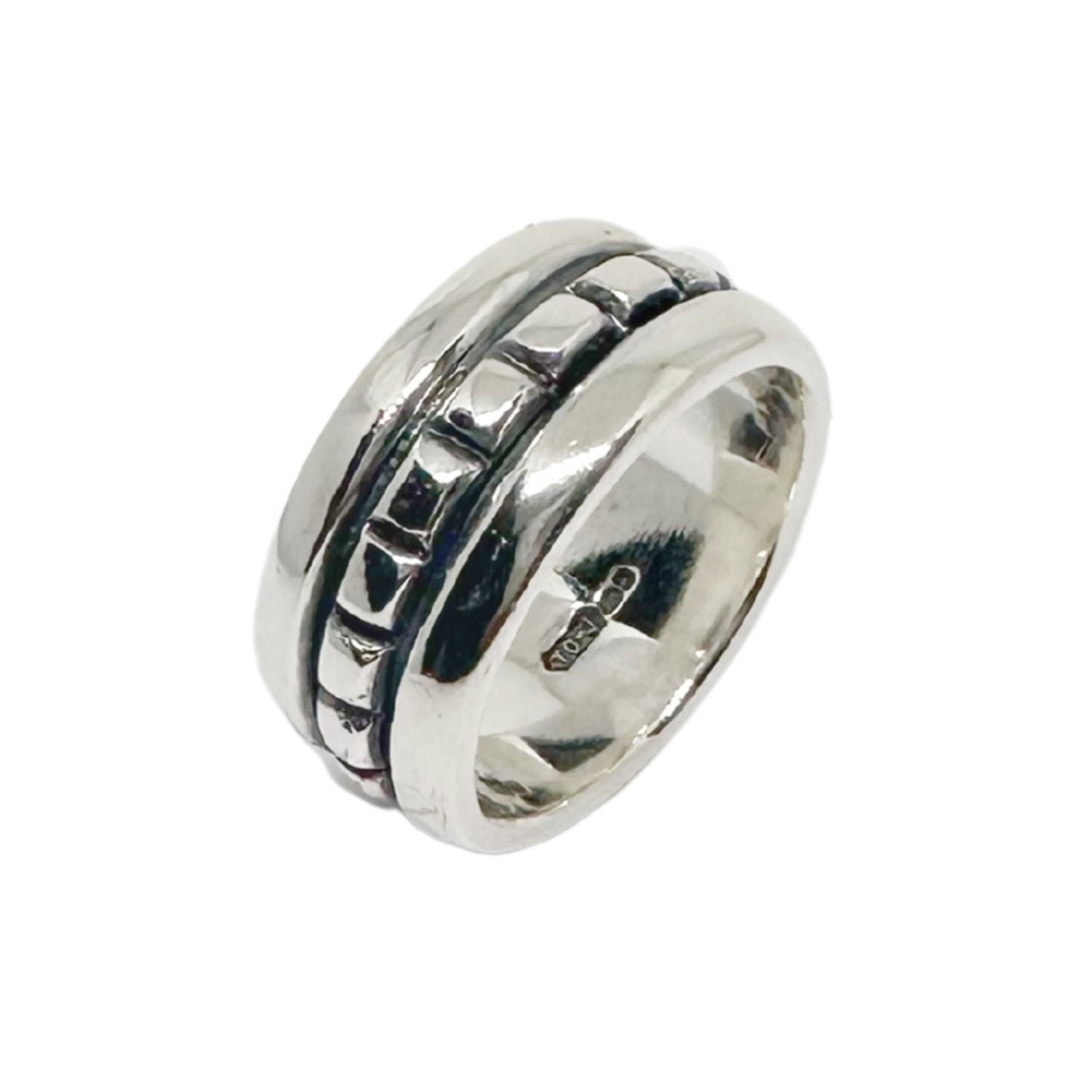 Square Ring for Men – Sterling Silver 925
